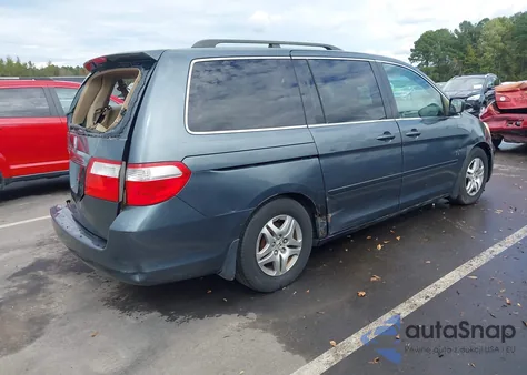 2006 Honda Odyssey Ex z USA, uszkodzony, nr VIN 5FNRL38406B402988
